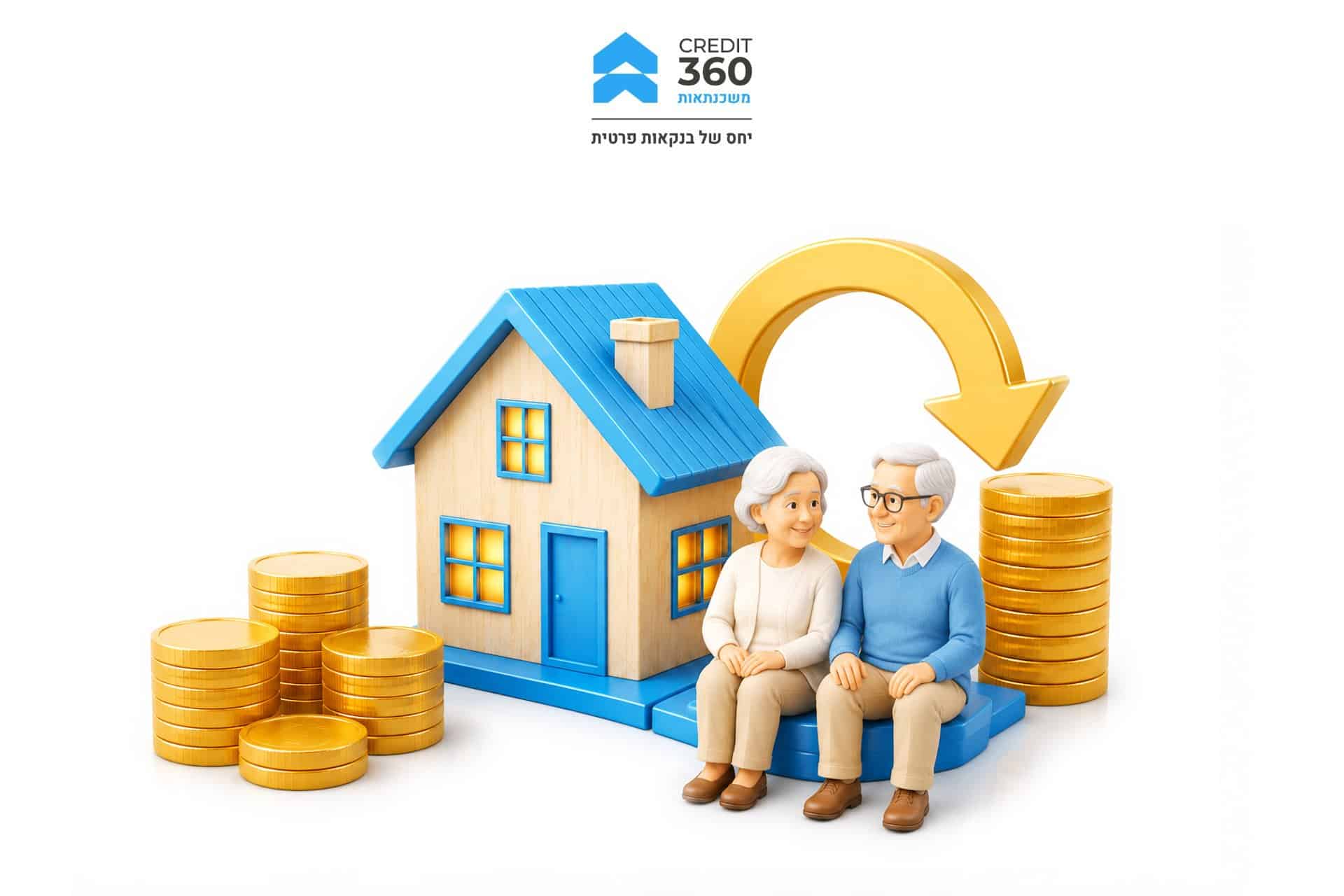 משכנתא הפוכה - המדריך המלא לבני 55+